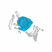 OEM 2006 Pontiac Torrent Alternator Diagram - 15279852