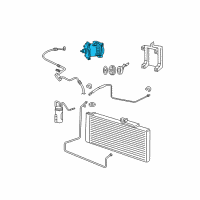 OEM 2005 Dodge Ram 2500 COMPRES0R-Air Conditioning Diagram - 55055339AH