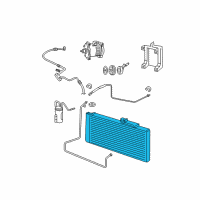 OEM 2003 Dodge Ram 1500 CONDENSER-A/C Diagram - 5072993AB