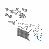 OEM 2005 Honda Civic Hose, Discharge Diagram - 80315-S5T-E01