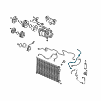 OEM 2002 Honda Civic Pipe, Receiver Diagram - 80341-S5T-E01