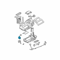 OEM 2003 Chevrolet S10 Actuator Asm, Defroster Valve Diagram - 52470773