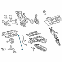 OEM 2019 Lexus RC300 Gage Sub-Assy, Oil Level Diagram - 15301-31080