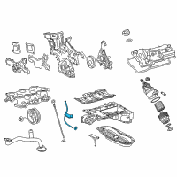 OEM Lexus GS350 Guide, Oil Level Gage Diagram - 12142-31021