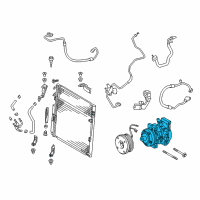 OEM 2011 Toyota Tundra Compressor Assembly Diagram - 88320-0C160