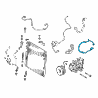 OEM 2016 Toyota Tundra Suction Hose Diagram - 88712-0C211