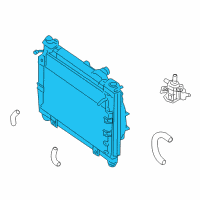 OEM 2009 Lexus GS450h Radiator Assembly Diagram - G9010-30010