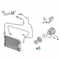 OEM Jeep Snap Ring-A/C Clutch Diagram - 5264454