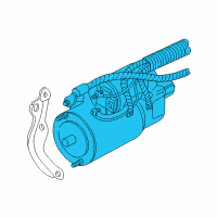 OEM Pontiac Sunbird Starter Diagram - 10465490