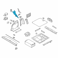 OEM 2012 BMW X3 Cover, Column D, Left Diagram - 51-43-7-226-601