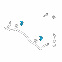 OEM Hyundai Kona Electric Bracket-STABILIZER Bar, RH Diagram - 55515-C5000