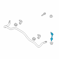 OEM Kia Sorento Link Assembly-Rear Stabilizer Diagram - 55540C5000