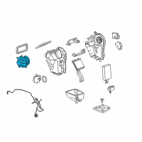 OEM Cadillac XT6 Blower Motor Diagram - 84879262