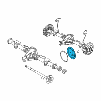 OEM Hummer H3 Cover, Rear Axle Housing Diagram - 15860606