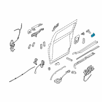 OEM 2012 Kia Sedona Roller Arm Assembly-Rear D Diagram - 839404D100