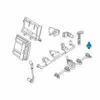 OEM Hummer Knock Sensor Diagram - 12589867