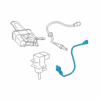 OEM Scion tC Rear Oxygen Sensor Diagram - 89465-21050