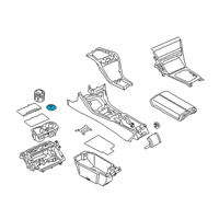 OEM BMW 840i xDrive Gran Coupe RUBBER INSERT, CUP HOLDER Diagram - 51-16-9-396-506