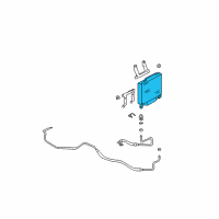 OEM 1996 Chevrolet C1500 Transmission Cooler Diagram - 89022535