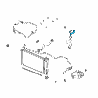 OEM 2005 Chevrolet Uplander Water Outlet Assembly Diagram - 10182344