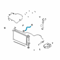 OEM 2002 Pontiac Montana Radiator Outlet Hose (Lower) Diagram - 89023430