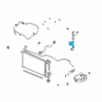 OEM Pontiac Montana Upper Hose Diagram - 89023429