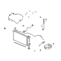 OEM Pontiac Aztek Cooler Line Clamp Diagram - 25518880