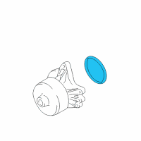 OEM 2006 Pontiac Vibe Seal, Water Pump(O Ring) Diagram - 94856769