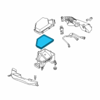 OEM 2017 Chevrolet Volt Filter Diagram - 23437180