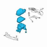 OEM 2016 Chevrolet Volt Air Cleaner Assembly Diagram - 23381452