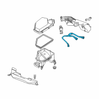 OEM Chevrolet PCV Hose Diagram - 12636477