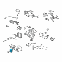 OEM 2010 Chevrolet Traverse Blower Motor Diagram - 22961461