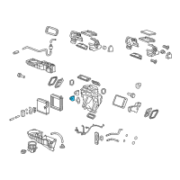 OEM 2017 Chevrolet Traverse Temperature Door Actuator Diagram - 22816167