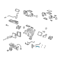 OEM Buick Enclave Heater Hose Diagram - 25786449