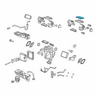 OEM 2016 Buick Enclave Filter Diagram - 20958479