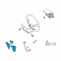 OEM 2011 Lexus HS250h Switch Assembly, Steering Diagram - 84250-75071