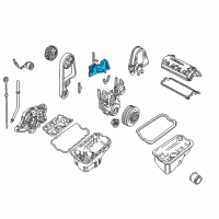 OEM Honda Cover, Timing Belt Back Diagram - 11840-P08-010