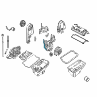 OEM 1996 Honda Civic del Sol Seal, Rubber (Lower) Diagram - 11831-P2A-000