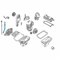 OEM 1997 Honda Civic Pipe, Oil Level Diagram - 15200-P2A-000