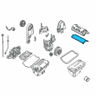 OEM Gasket, Cylinder Head Cover Diagram - 12341-P2F-A00