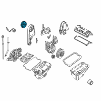 OEM Honda Pulley, Timing Belt Driven Diagram - 14211-P2E-003