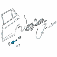 OEM 2019 BMW X2 Door Brake, Rear Left Diagram - 51-22-7-461-559