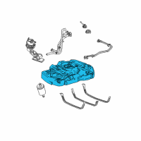 OEM 2004 Mercury Monterey Fuel Tank Diagram - 3F2Z-9002-AA