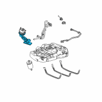 OEM Mercury Fuel Pump Diagram - 3F2Z-9H307-AB