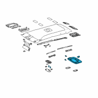 OEM 2004 Toyota Tundra Lamp Assembly, Room Diagram - 81240-0C040-E0