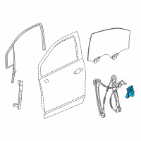 OEM 2020 Chevrolet Equinox Window Motor Diagram - 84478579