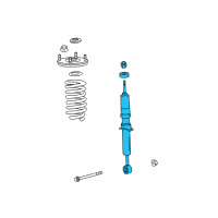 OEM 2017 Toyota Tundra Strut Diagram - 48510-09Q95