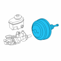 OEM 2004 Toyota Tundra Booster Assembly Diagram - 44610-0C051