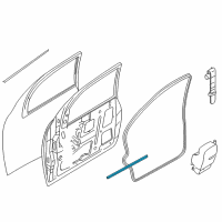 OEM 2006 Ford Focus Lower Weatherstrip Diagram - YS4Z-5420759-AA