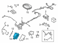 OEM 2021 Ford Escape MODULE Diagram - LX6Z-7B012-D